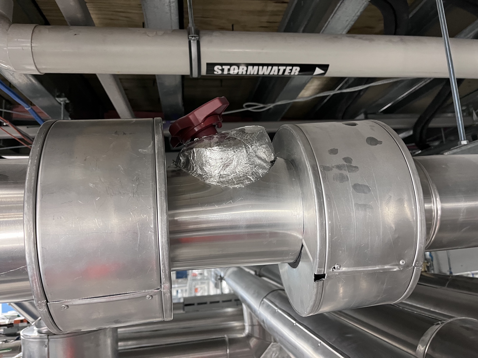 Pump pressure test point cladding