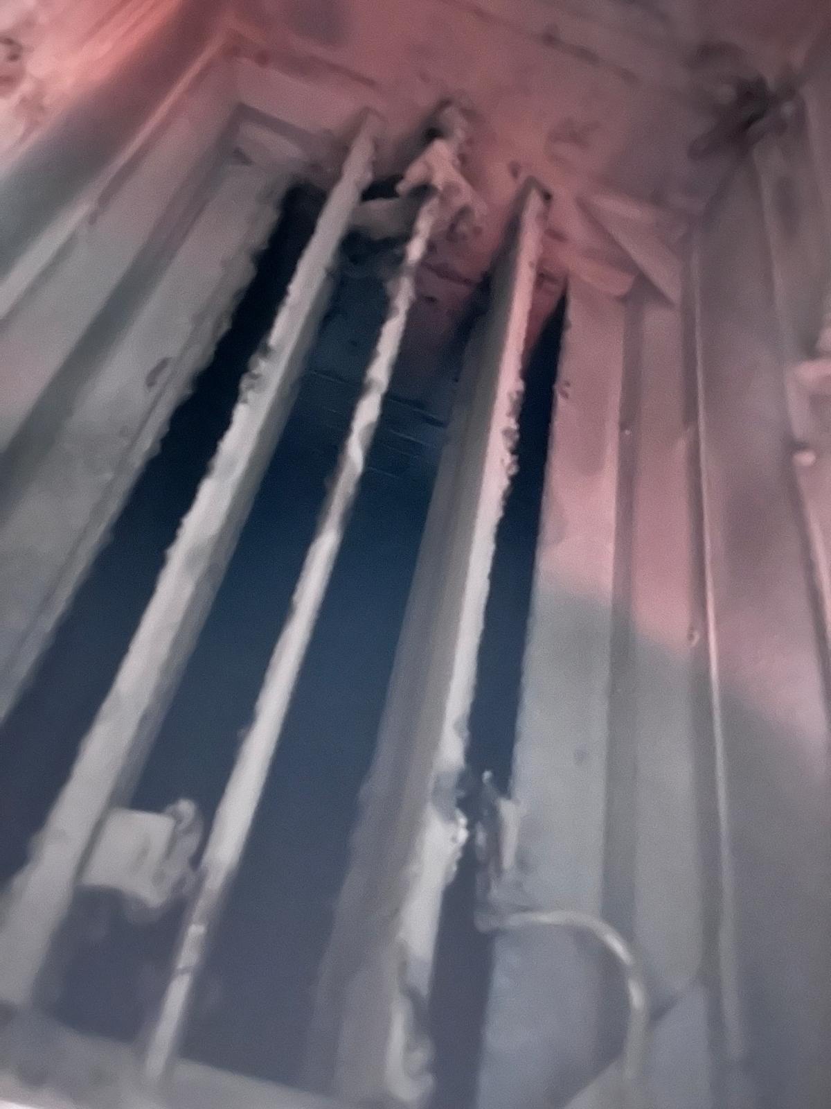Dirty AHU filter